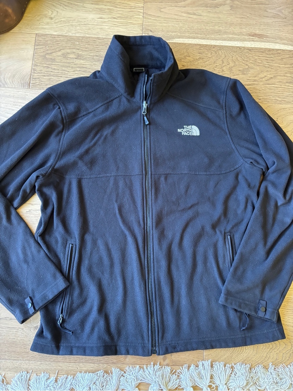 North face mens micro fleece jacket Large